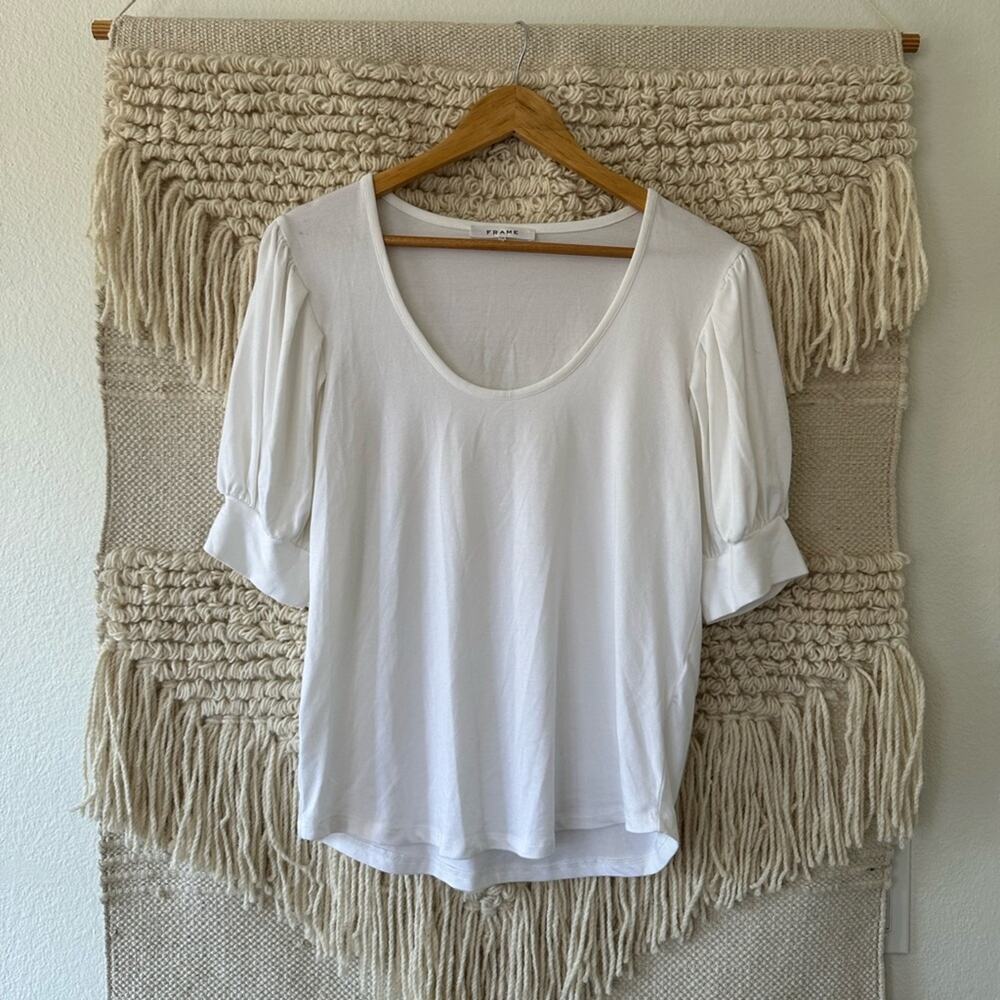 Frame Puff Sleeve Top